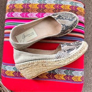 Gaimo Espadrilles Snake print